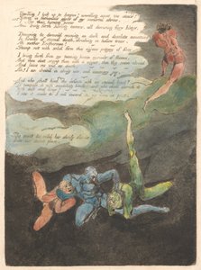 Europa. En profeti, plade 4, uvillig ser jeg op. . . . (Bentley 5) af William Blake